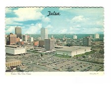 Tulsa's new Civic Center vintage postcard unposted picture