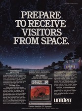 1984 Uniden: Prepare to Receive Visitors From Space Vintage Print Ad picture
