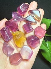 120g 13pcs Natural Beautiful Rainbow Fluorite Crystal Polished stone specimen 04 picture