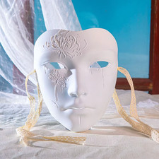 Halloween Venetian Face Mask Creepy Carnival Cosplay Costume Party Prop picture