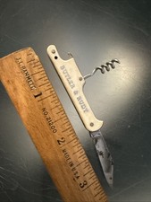 Vintage Miniature Folding Pocket Knife & Corkscrew & Bottle opener picture