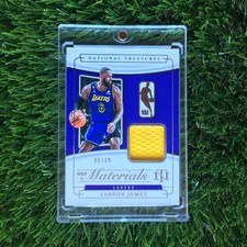 Lebron James 2022-23 Panini National Treasures #NM-LJL Jersey Patch - 40/99 picture