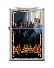 Zippo 4819, Def Leppard Design, Street Chrome Finish Lighter, NEW picture