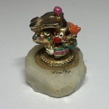Vintage Ron Lee Golden Clown with Feet In Air 1997  #200 Of 2500 RARE picture