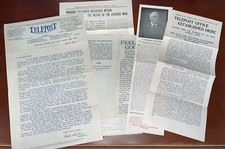 1909 Sterling Debenture Teleport Telegraph Telegram System Reports H Lee Sellers picture