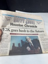 Y2K  - Historic Newspaper - January 1, 2000 - Houston Chronicle picture