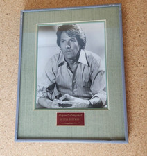Dustin Hoffman Signed B&W Photograph Kramer Metal FRAME Asa Certificate Portrait picture