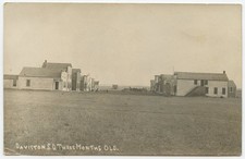 Antique Daviston South Dakota Ghost Town RPPC Postcard New Town 3 Months Old picture