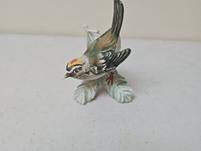 W. GOEBEL Firecrest Bird CV88-1967 Porcelain Figurine~West Germany 4” Read picture
