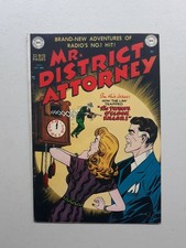 Mr District Attorney 18 DC Comics 1950 Scarce picture