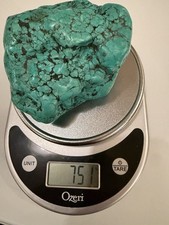 Large Natural Turquoise Rough Mineral Stone Specimen, Polished, 751g picture