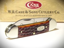 💥1996 Case XX 62131 ~ Canoe ~ Beautiful Chestnut ~ Carbon Steel ~ New in Box ~ picture