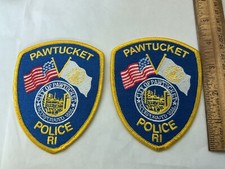 Pawtucket Police Rhode Island new  collectable patch Set full size New condition picture