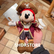 Disney authentic 2025 Mickey mouse Plush keychain pirates shanghai disneyland picture