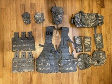 12 PC US Army Rifleman Set System ACU UCP Camo Molle Assault Pouches Vests FLC picture