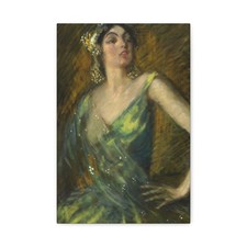 Alice Pike Barney, born Cincinnati, OH - Ruth St. Denis - 1910 - Canvas Wall Art picture