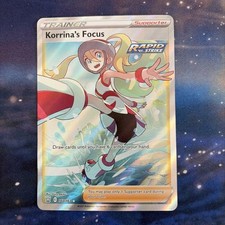 Pokemon - Korrina's Focus (Full Art) - 160/163 - SWSH05: Battle Styles - Holo NM picture
