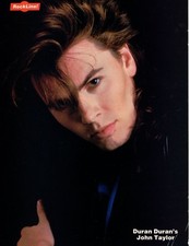 John Taylor pinup 10/87 RockLine magazine Madonna Menudo Jon Bon Jovi clippings picture