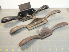LOT 3 Spokeshave Stanley No 151 Flat Sole No 80 No Knife Unusual Unmarked Old KU picture