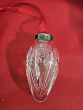 Waterford Crystal 1994 Annual Christmas Ornament Etched picture