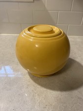 VINTAGE GOLD FIESTA BALL JAR picture