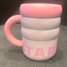 🩷 Starbucks 2026 Summer Limited Edition PINK Stainless Rippled Mug 12oz NEW picture