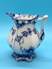 Royal Copenhagen Blue Fluted Lace Creamer #1031 – 1st Quality – Excellent Cond picture
