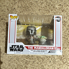 Funko Pop Star Wars The Mandalorian with The Child Vinyl Figure #390 picture