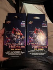 2 Packs 2026 Upper Deck Transformers The Movie Special Edition Trading Cards  picture