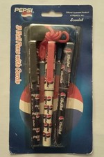 New in Sealed Package PEPSI Vtg 90s 3 BALL PENS with CORDS Scented picture