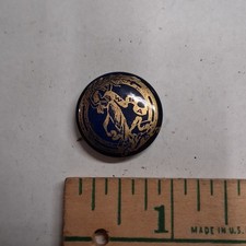 Vintage WBA Womans Benefit Association Enamel Lapel Pin Suffrage History Ribbon picture