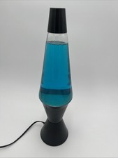 Vintage Lava Lamp-Blue With Black Base picture