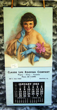 VINTAGE ZOE MOZERT 1962 BROWN & BIGELOW PINUP CALENDAR 
