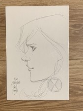 Phil Noto Original X-Men Drawing Signed Marvel Comic Art Sketch picture