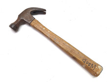 Vintage Vaughan 16 oz Curved Claw Hammer Octagon Neck Handle Carpenters Tool USA picture