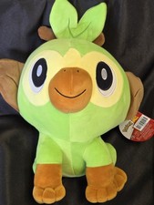Brand New Pokemon Grookey 13 Inch Large Plush Round 1 Exclusive With Tags picture