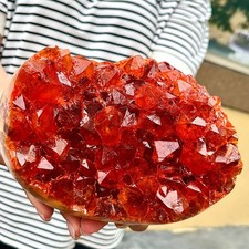 5.31LB High quality Yellow Cluster Cave Cathedral specimen restoration picture