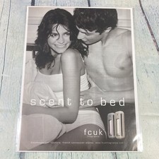 2003 Sexy Lady Hot Body Man Bed Fcuk Vintage Print Ad/Poster Art Magazine Page picture