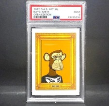 BORED APE G.A.S. Trading Card IRL  BAYC 2811 picture