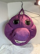 Disney vintage Barney Friends face pillow Rare 1992 picture