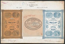 [Trademark registration by F. DeBary & Co. for [Multiple] brand Cigars] picture