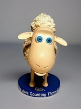 SERTA MATTRESS ADVERTISING BOBBLEHEAD SHEEP NO MORE COUNTING SHEEPS TO SLEEP picture