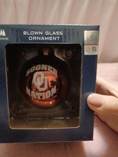 Brand New In Box, OU Christmas Ornament, Sooner Nation picture