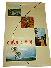 Vintage Ceylon Sri Lanka Travel Poster 20x30 Tourism Culture Nature Wall Art picture