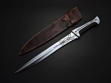 Handmade Paul Atreides Crysknife Replica: Dune Movie Carbon Steel Knife picture