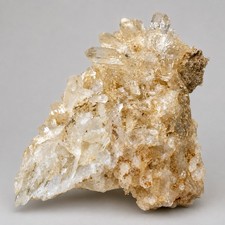 “Sunlit Crown” Hashupi Golden Himalayan Multi-Generation Cluster Quartz Crystal picture