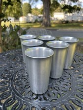 Vintage Kensington Aluminum Cups Tumblers. Set Of 6. picture