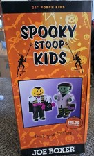 Vintage 2003 Joe Boxer Spooky Stoop Kid 24” Halloween Porch Greeter Kmart  picture