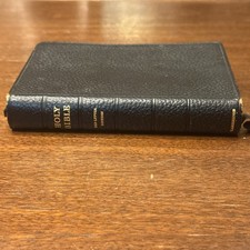 VTG Cambridge Cameo KJV Bible 1940s 31XC1RL Morocco Leather Gold Gilt RedLetter picture