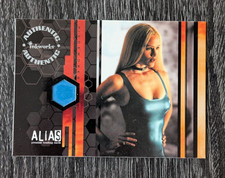 2002 JENNIFER GARNER Latex Dress Costume Card PW1 Alias INKWORKS picture